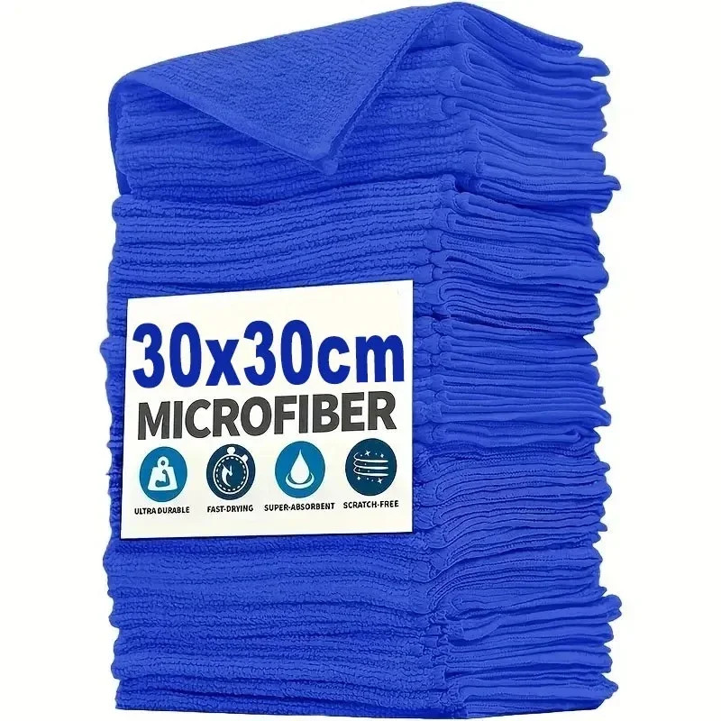 1-50pc Lot Microfiber Detailing Cloths Fits Cars – Scratch-Free Polishing Towels