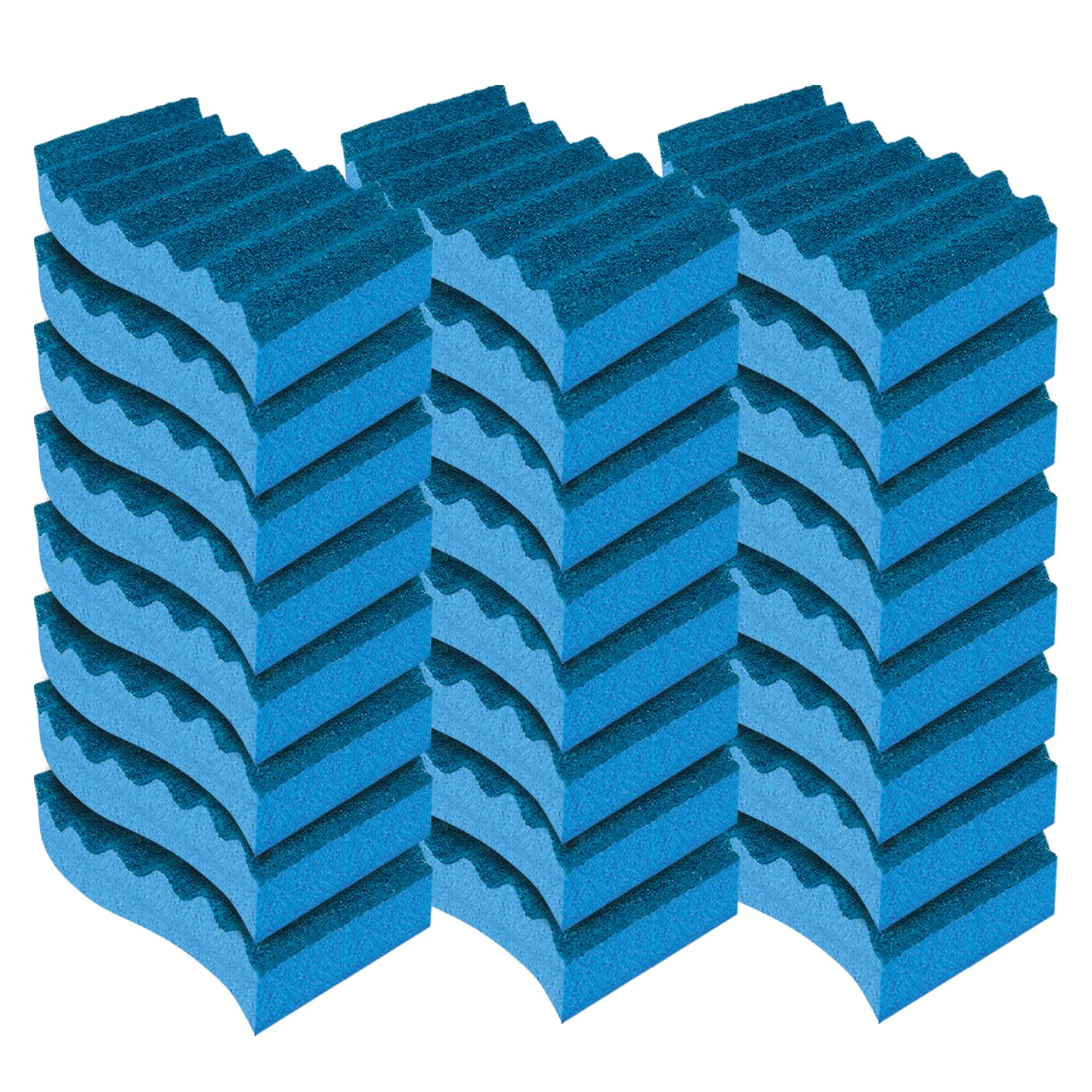 LOLA All Purpose Scrub Sponge, 24 Pack, Made in USA Scrub Sponge- Superior Te…