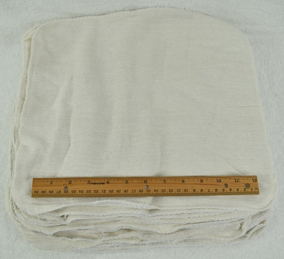 SIMPLI-MAGIC Premium Shop Towels / 14”x12” / White / 50 Count