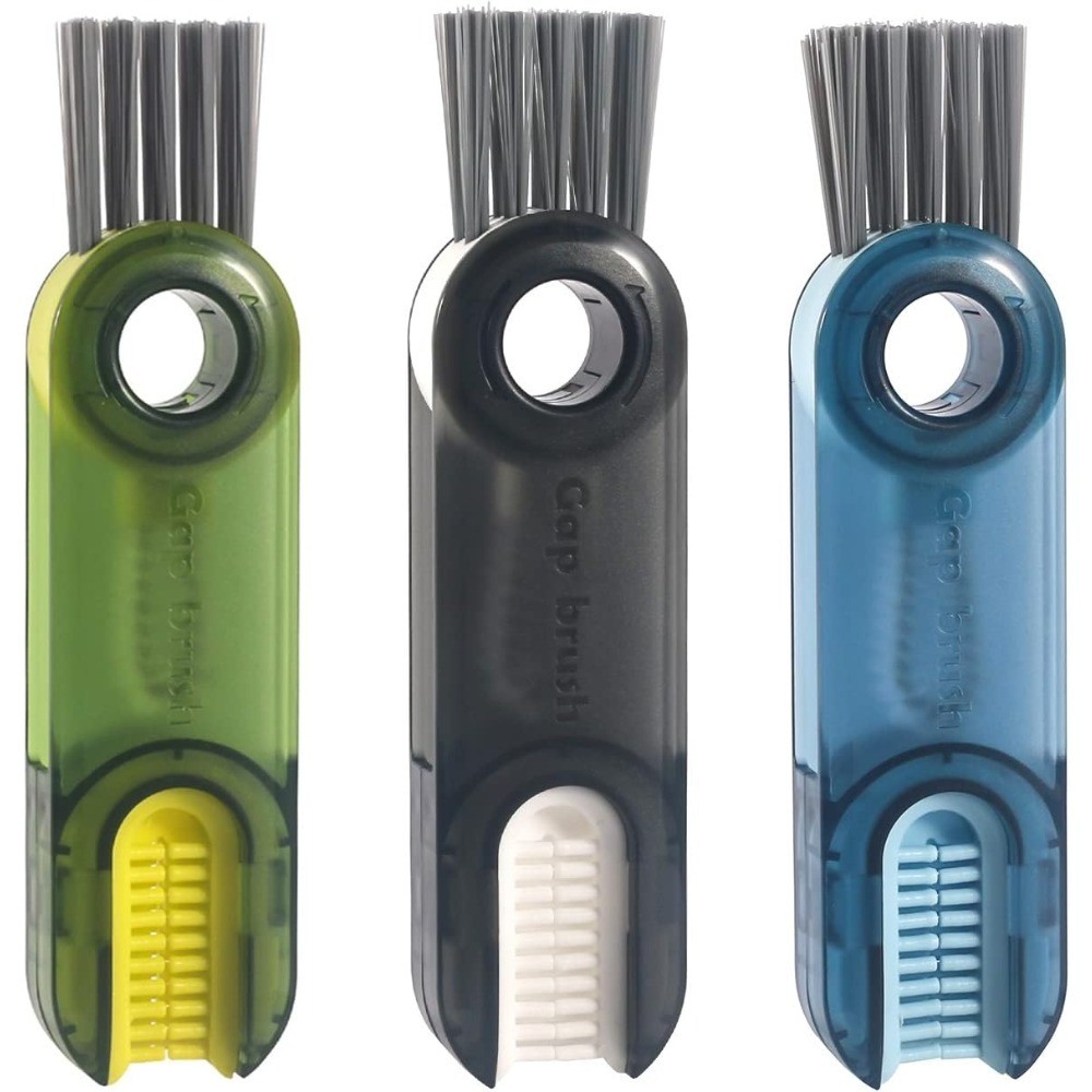 3 in 1 Cup Lid Gap Cleaning Brush Set, Multifunctional Insulation Bottle