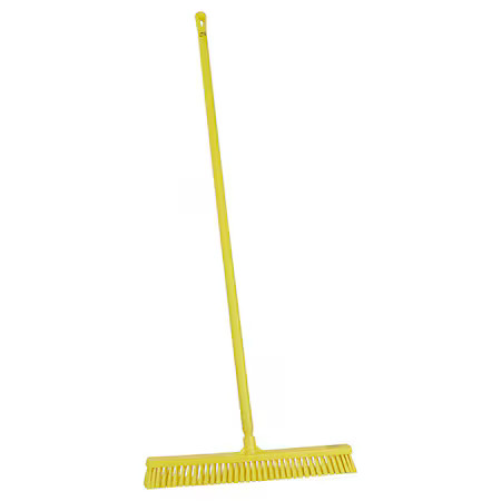 Remco 31996/29626 24 In Sweep Face Push Broom, Soft, Yellow