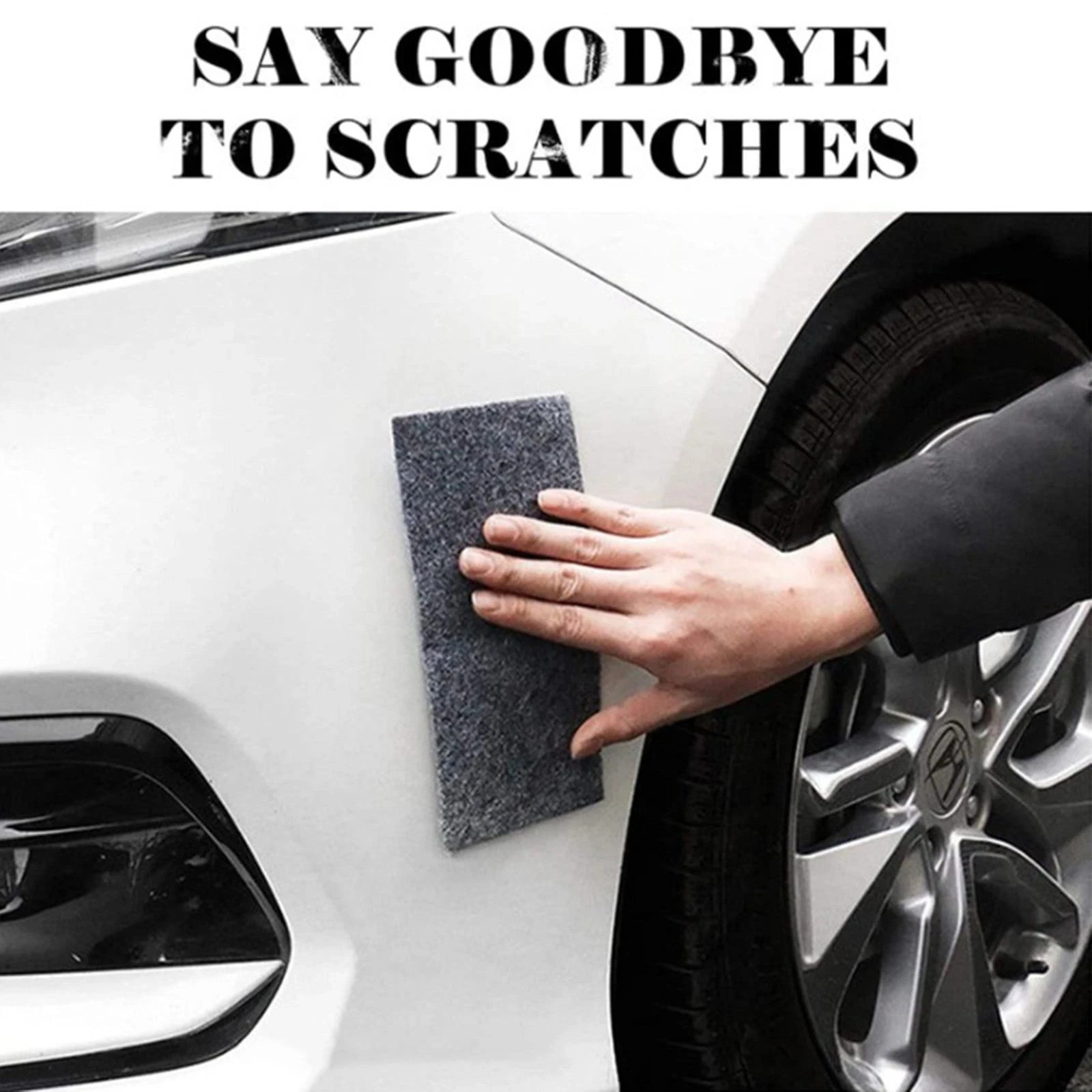 12PCS Nano Sparkle Cloth Car Scratches Remover, Nano Automotive Cleaning Towel