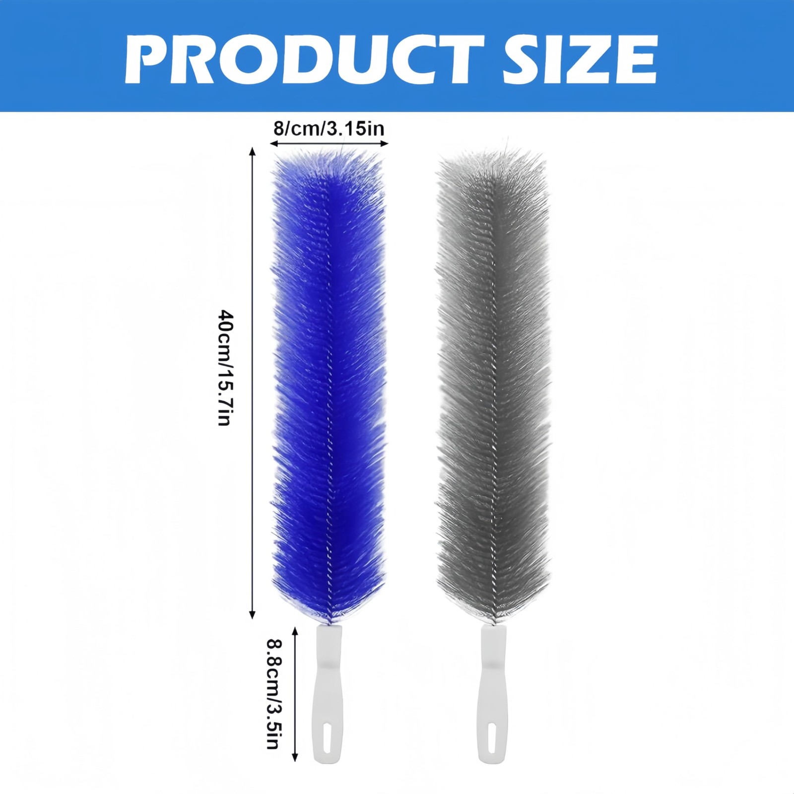 Generic Bendable Microfiber Head 2026 Fan Cleaner Brush Reusable Dust Remover