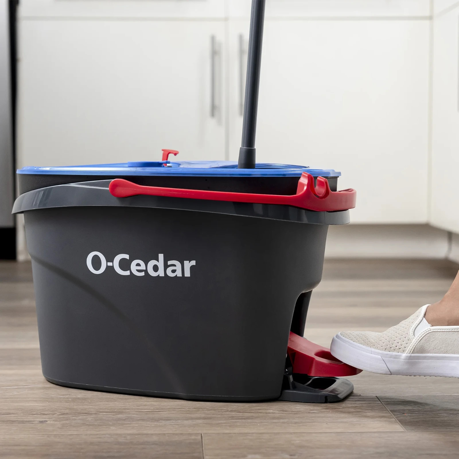 O-Cedar RinseClean Spin Mop & Bucket System, Clean with Water- No Import Fees