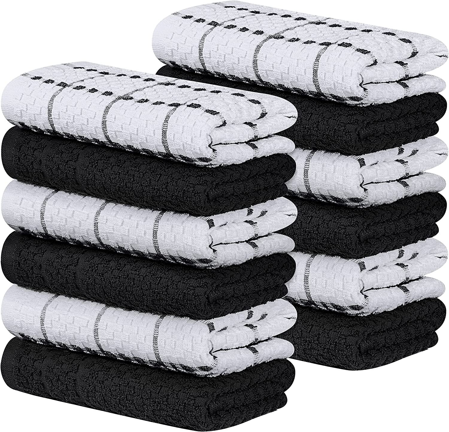 Pack Kitchen Towel Dish Cloth Super Absorbent Tea Towels 15×25″ Utopia Towels