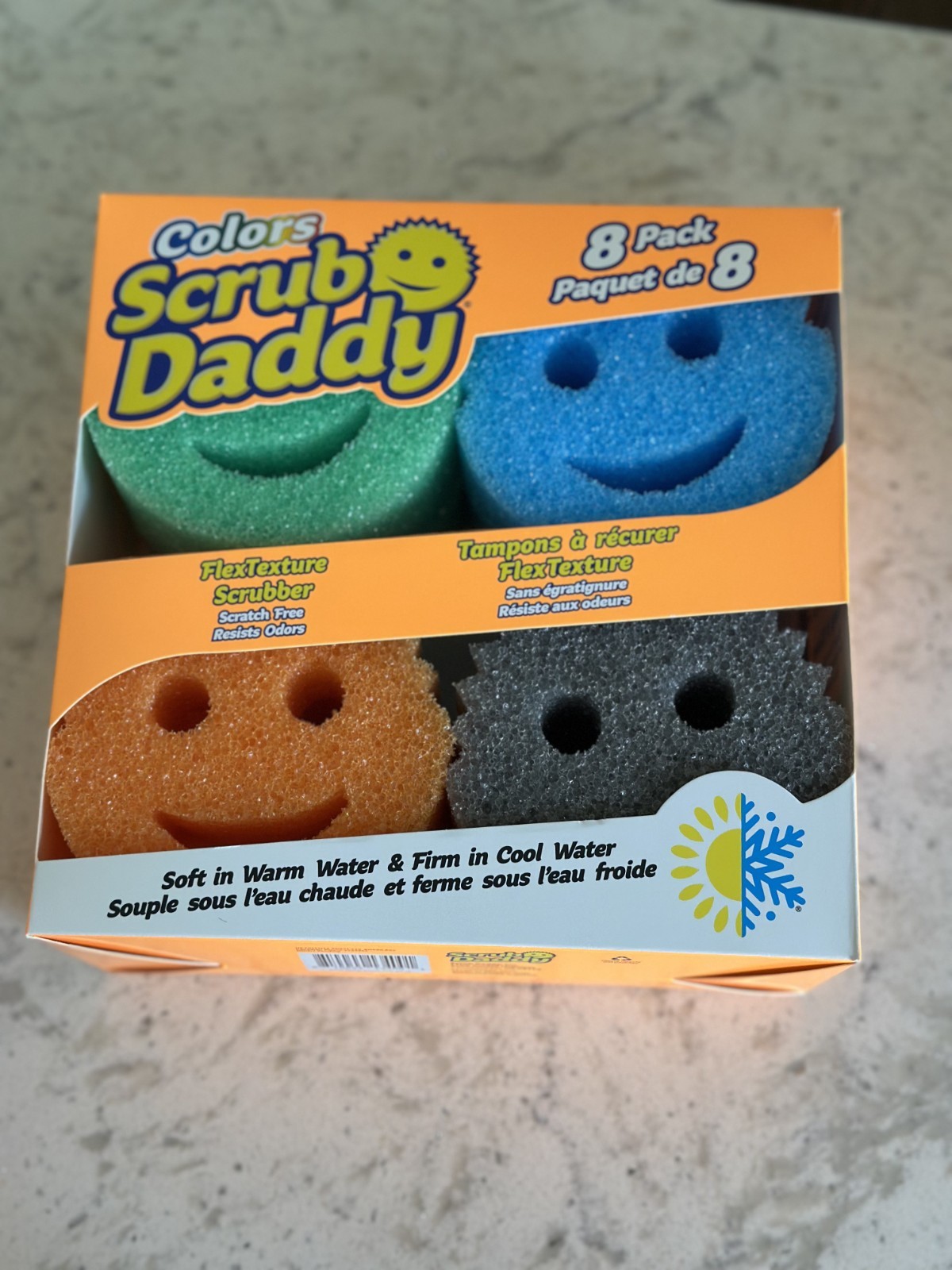 NIB Scrub Daddy Scratch Free Sponges for Dishes & Home Variety Pack 8 Count