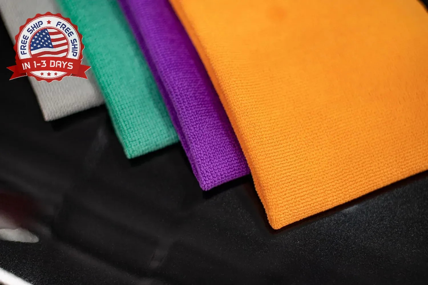 Heavy-Duty Microfiber Towels 320gsm 16×16 Inch Green 12 Pack for Ceramic Coating