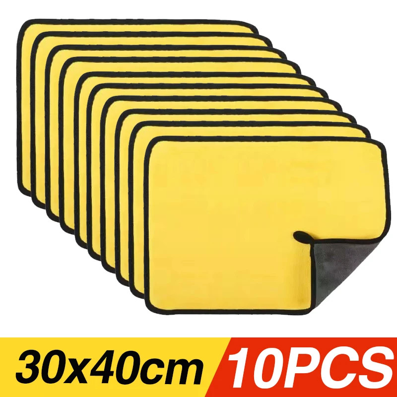 Car Wash Towels Cleaning Cloth Absorbent Dry Cloth General Purpose Microfiber To