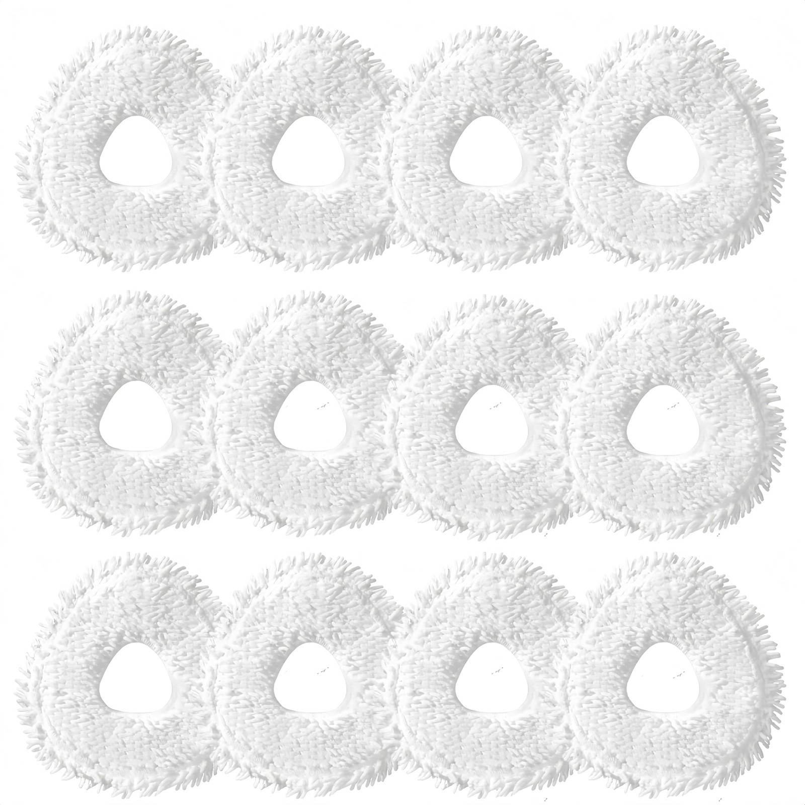 12 Pack Mop Pads with Narwal Freo X/Z Ultra Z10 Freo J3 J4 YJCC012 YJCC015 Mi…