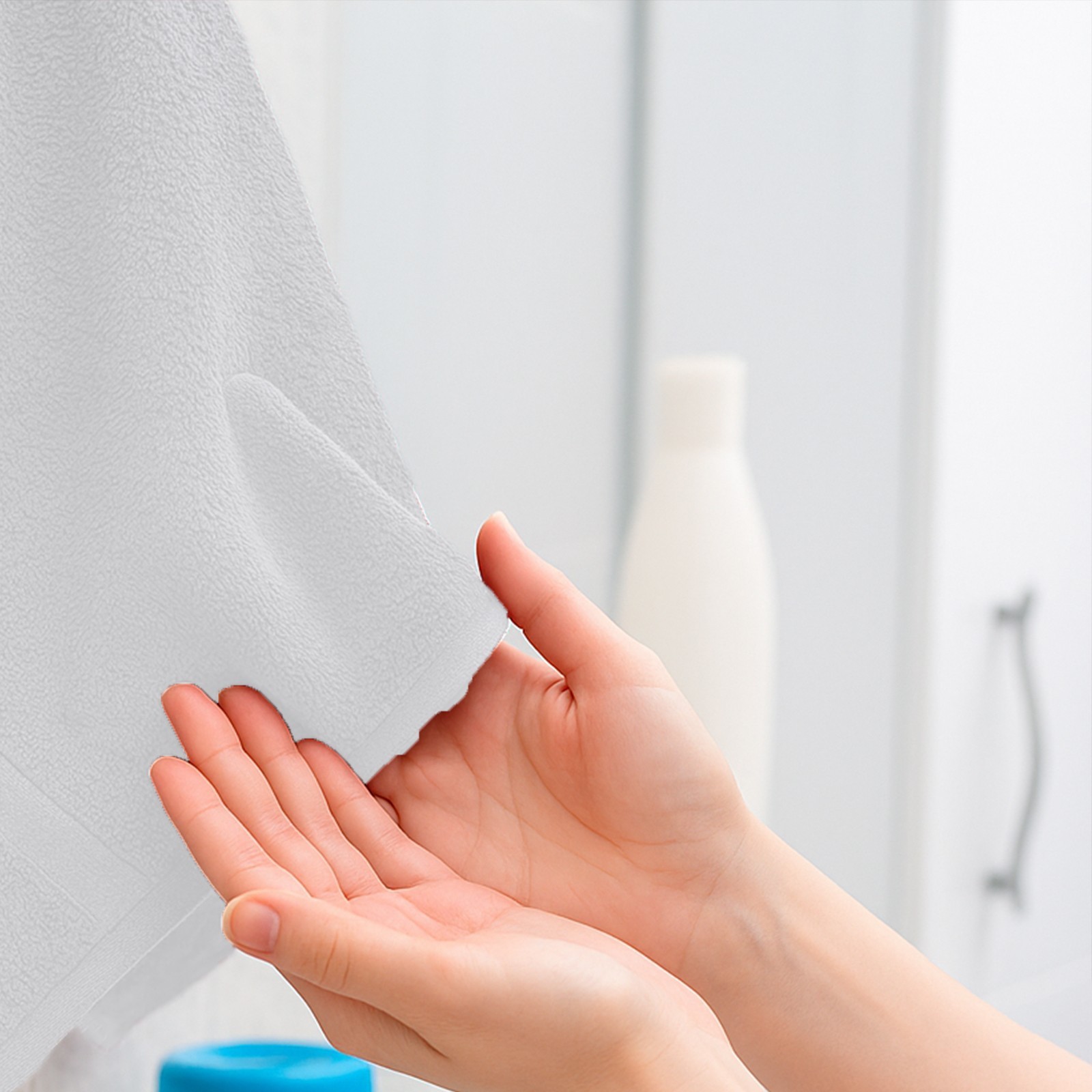 White Hand Towels 16×27 – Bulk Towels for Bathroom, Gym, Spa, Hotel, Cleaning