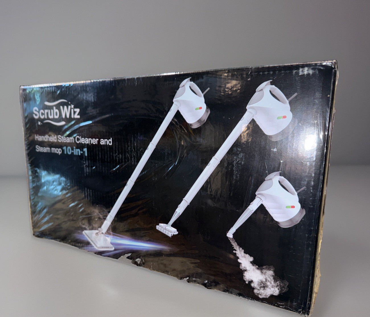 Scrub Wiz Steam Mop And Handheld Steamer 10 In 1 – NIB