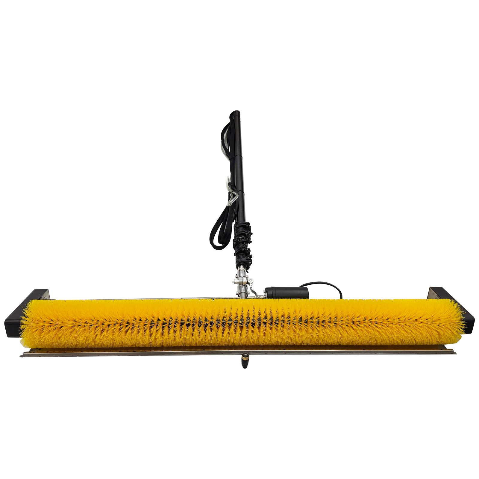 Solar Panel Cleaning Brush Solar Panel Cleaner Roller Brush W/11.5ft Pole 110V