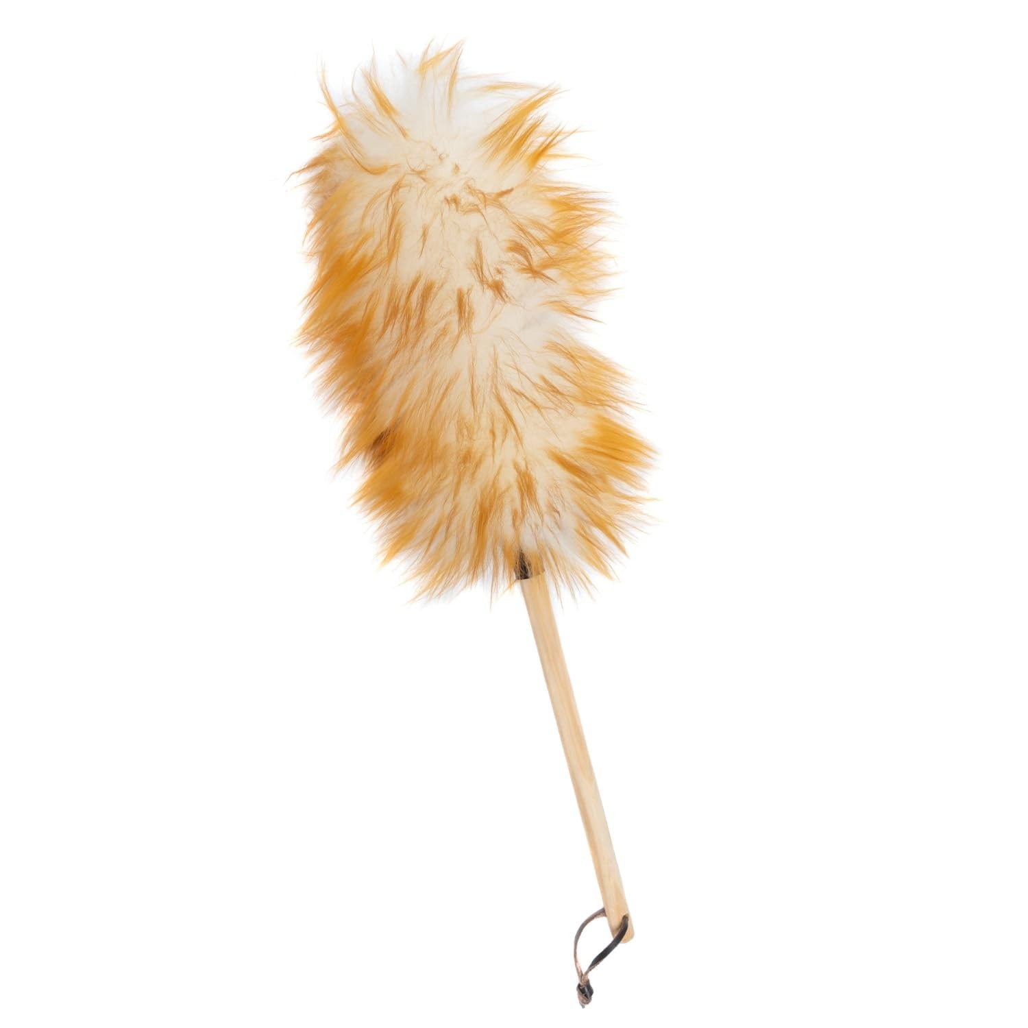 Khara Home 100% Sheepskin Duster with Solid Wooden Handle – Flexible Anti-Static