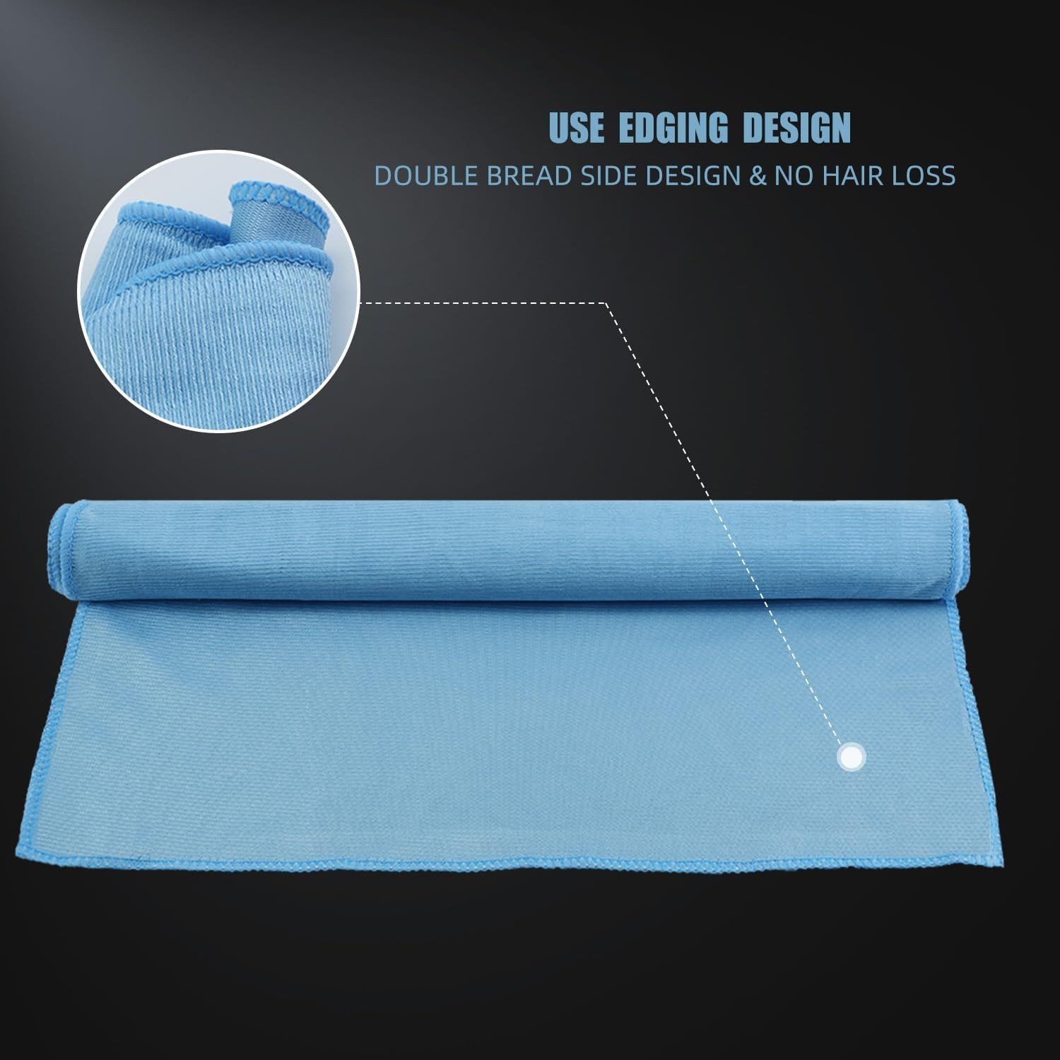 Ultra Fine Microfiber Cloths for Glass, 12 Pack Microfiber Glass Cleaning