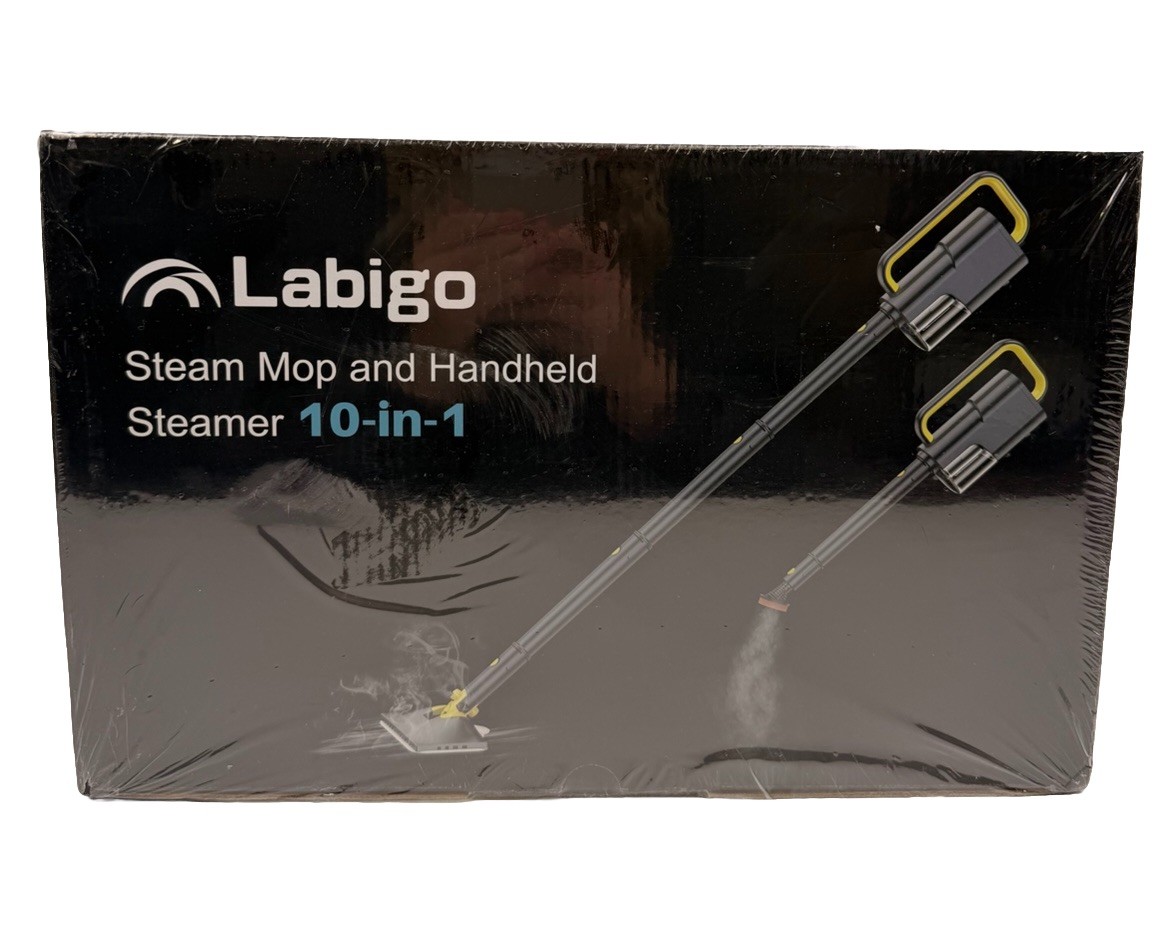 10-in-1 Steam Mop with Detachable Handheld Steamer, 350ml Tank, 10s Heat-Up |New