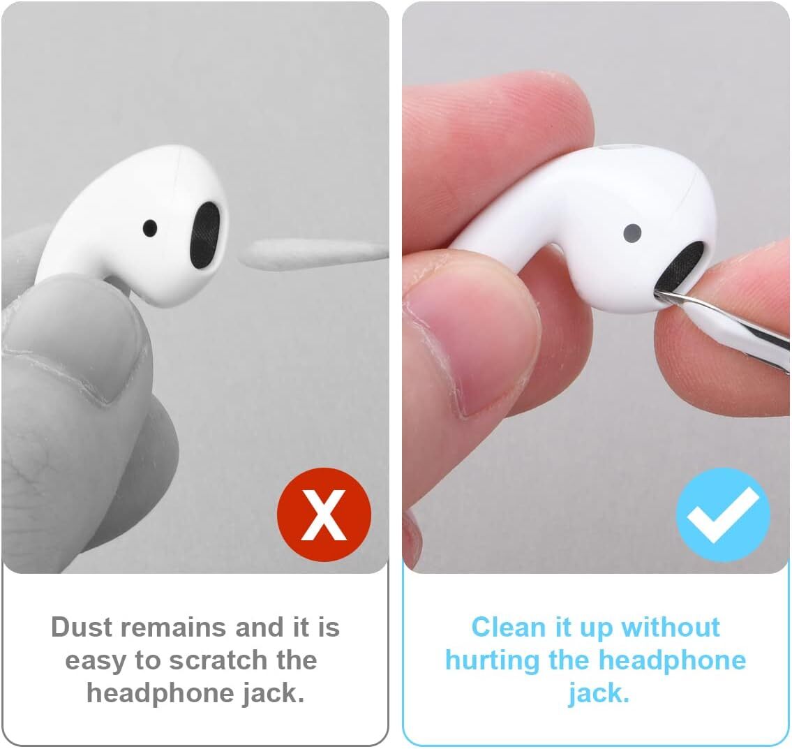 Cleaning Pen For Airpods Pro1 2Earphones Cleaner Kit Soft Brush Case Earbuds Lot
