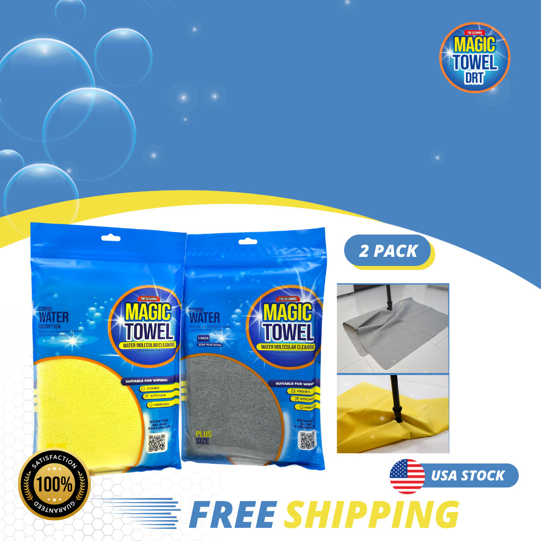 The Cleaning Magic Towel- Floor Cleaning Cloth Mop PVA-Microfiber Multiporpose