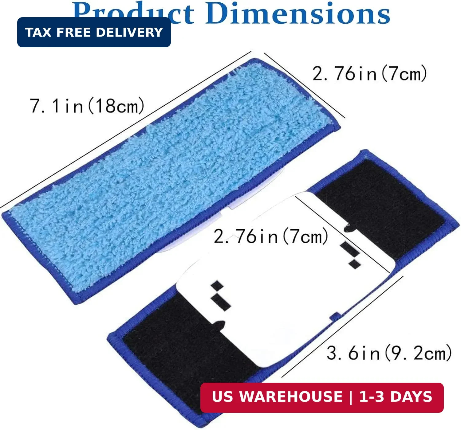 6 Pack Mopping Pads for iRobot Braava Jet 240 241 245 (2 Wet Pads, 2 Damp Pads,