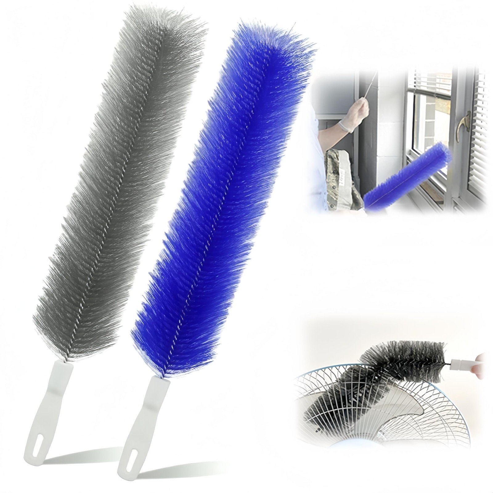 Generic Bendable Microfiber Head 2026 Fan Cleaner Brush Reusable Dust Remover