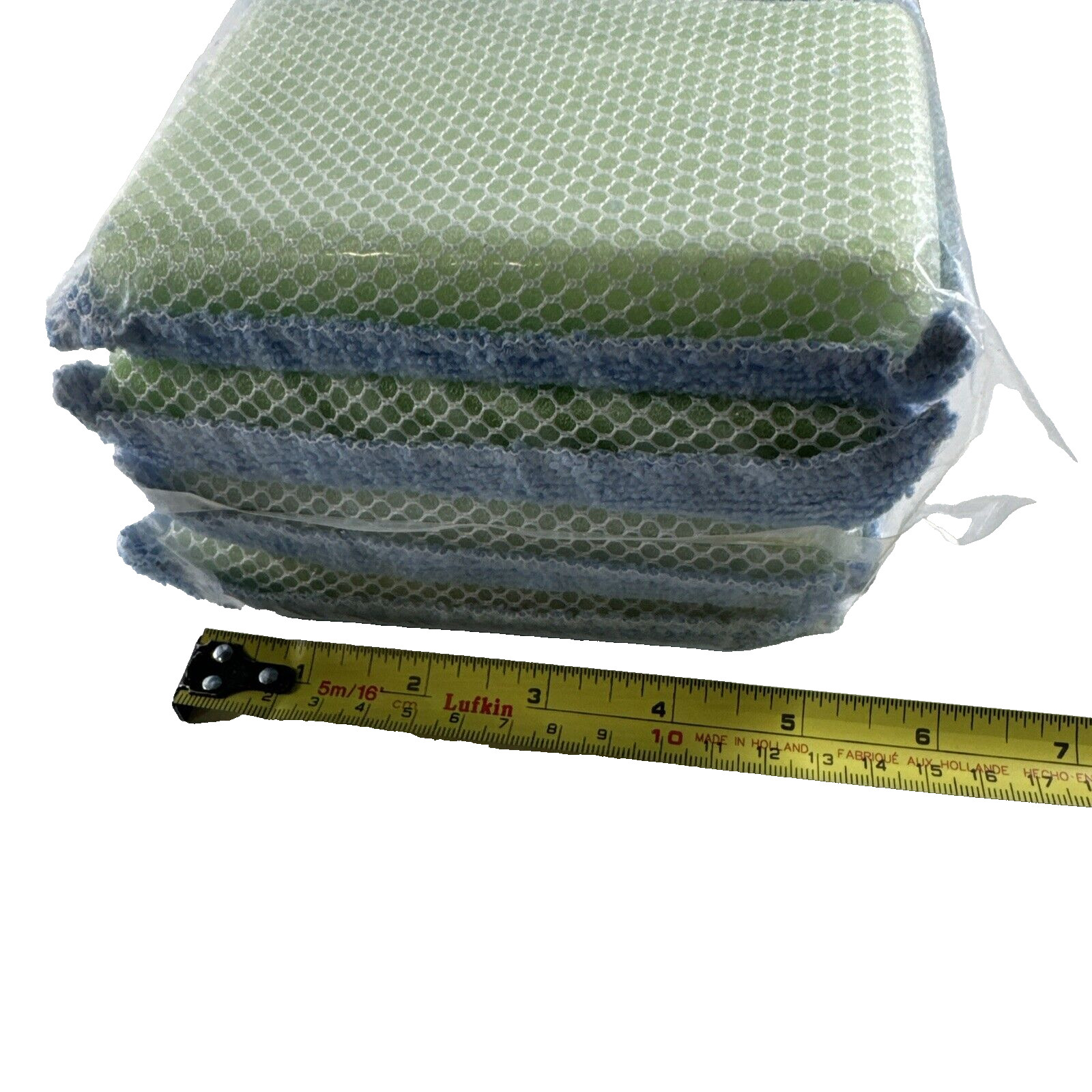 NEW LOLA Microfiber Cloth w Nylon Net & Microfiber Side Cleaning Pads – 8PK