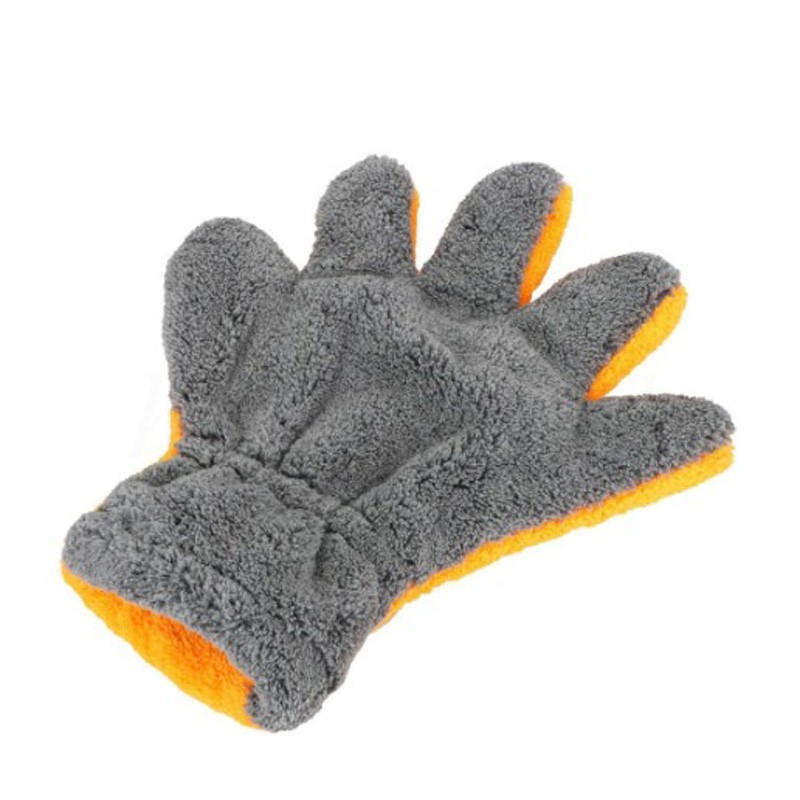 Car Wash Gloves Cleaning Gloves Microfiber Cloth Cleaning Equipment 29*25CM