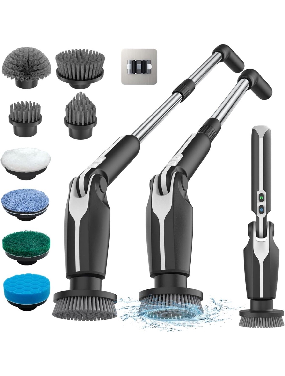 Electric Spin Scrubber, 2024 New Full-Body IPX7 Waterproof – 2 Speeds