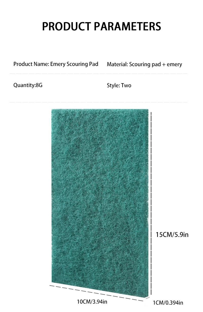 Kitchen Scrub Pads Oil Removal Scratch Free Reusable Dishwashing Cleaning Rag