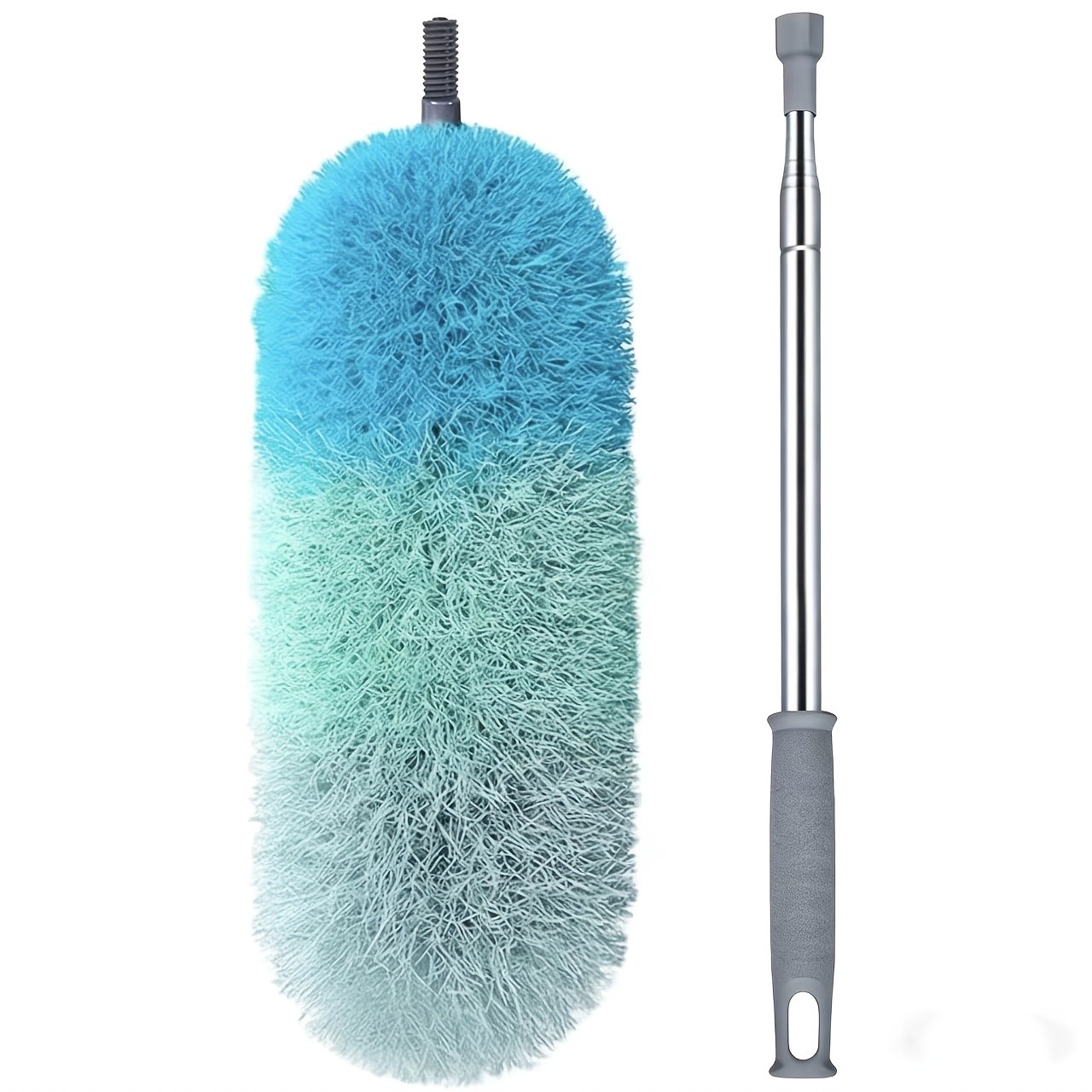 1pc Telescopic Microfiber Dusting Duster, Scratch-Resistant with Bendable…