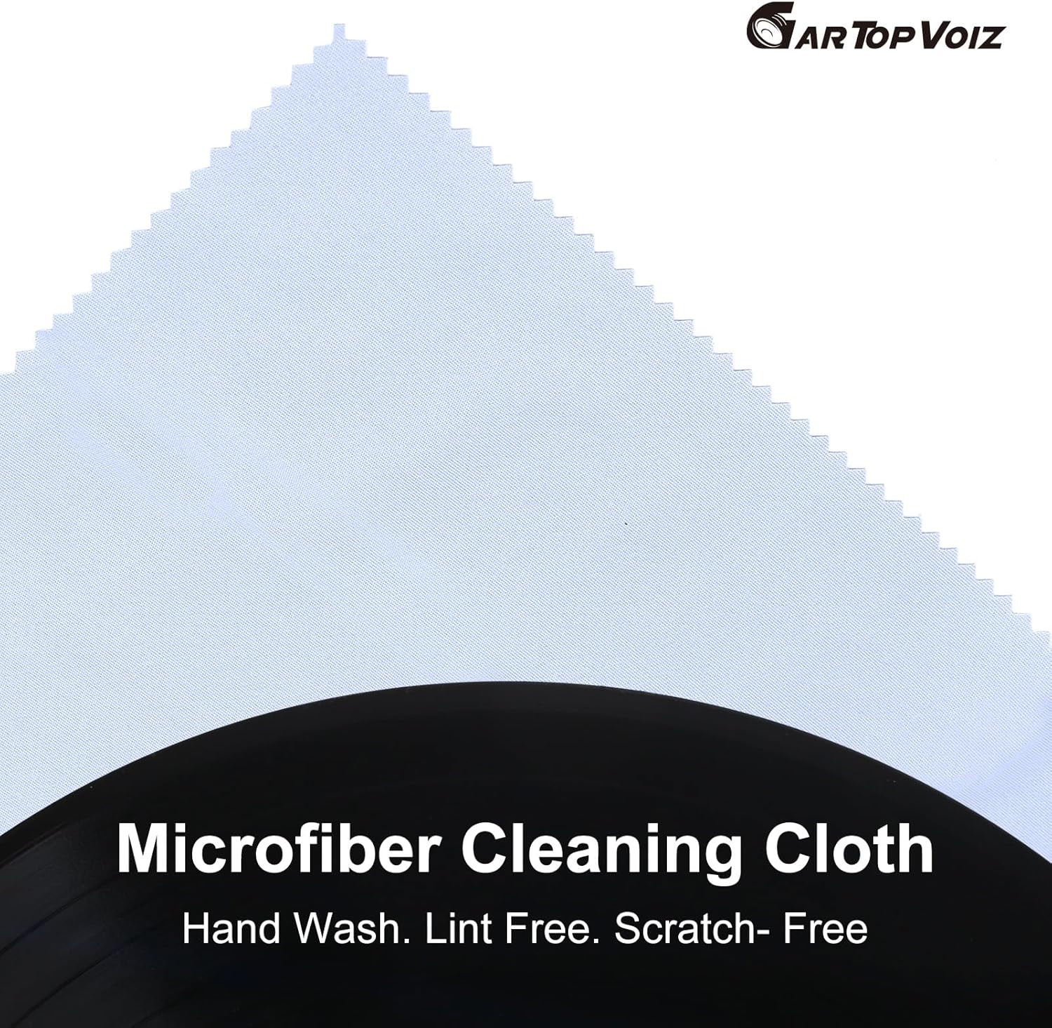 Record Cleaning Cloth, 6 Pack 12”X12” Anti-Static Microfiber Towel by Lint-Fr