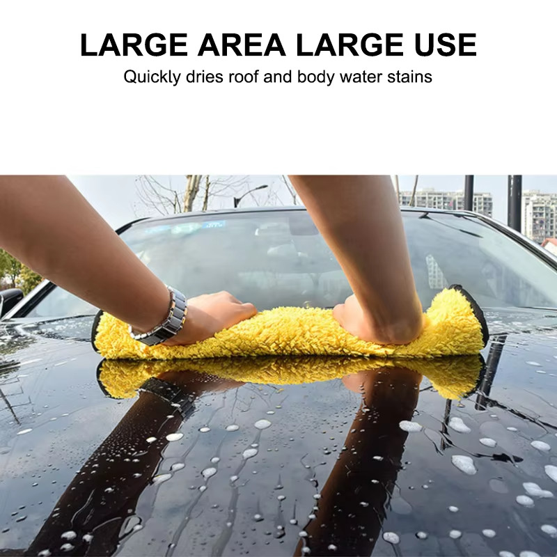 30X60CM Microfiber Car Wash Drying Towel Absorbent Detailing Cleaning Cloth