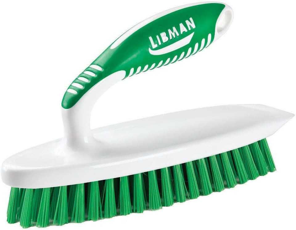 Libman Easy Grip Scrub Brush | Cleaning Brush | Bathroom Scrubber | Carpet Brush