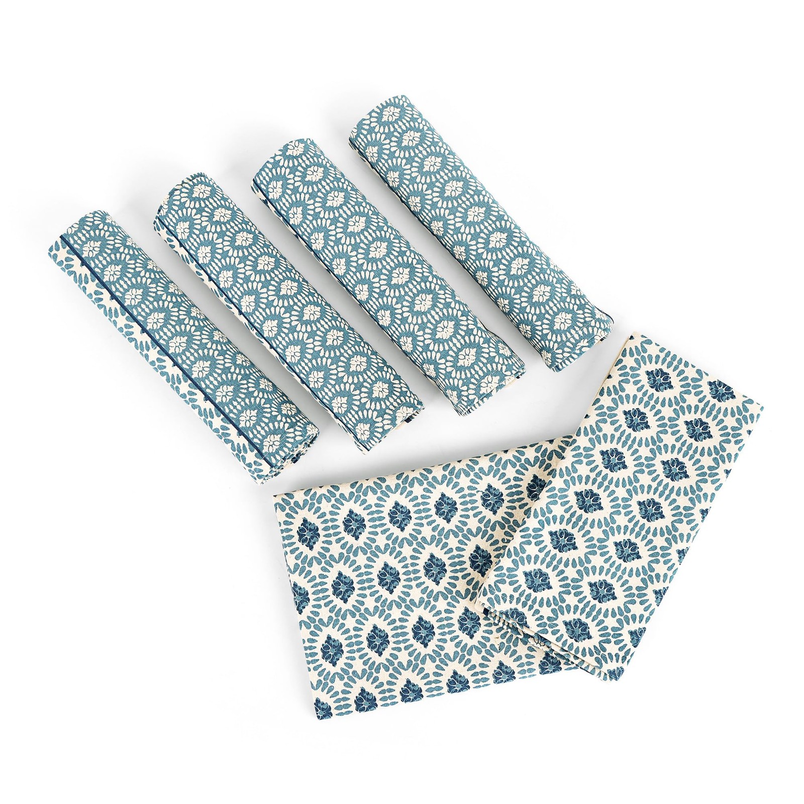 6 PCS Moroccan Beauty 100% Cotton Kitchen Tea Towels 20×30 Inch Soft