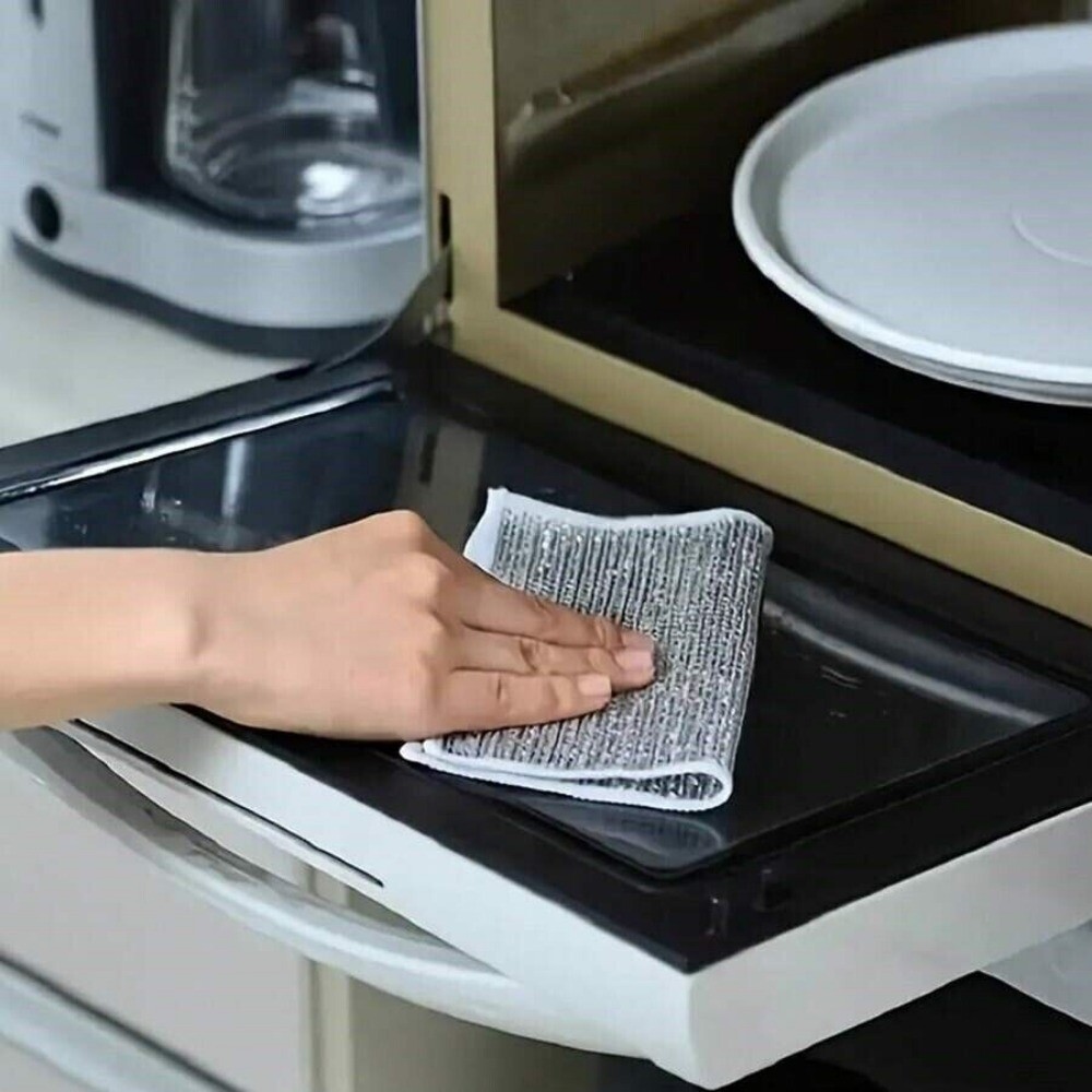 10 Pieces Dishwashing Cloth Premium Metal Wire Multipurpose Dishwashing Cleaning