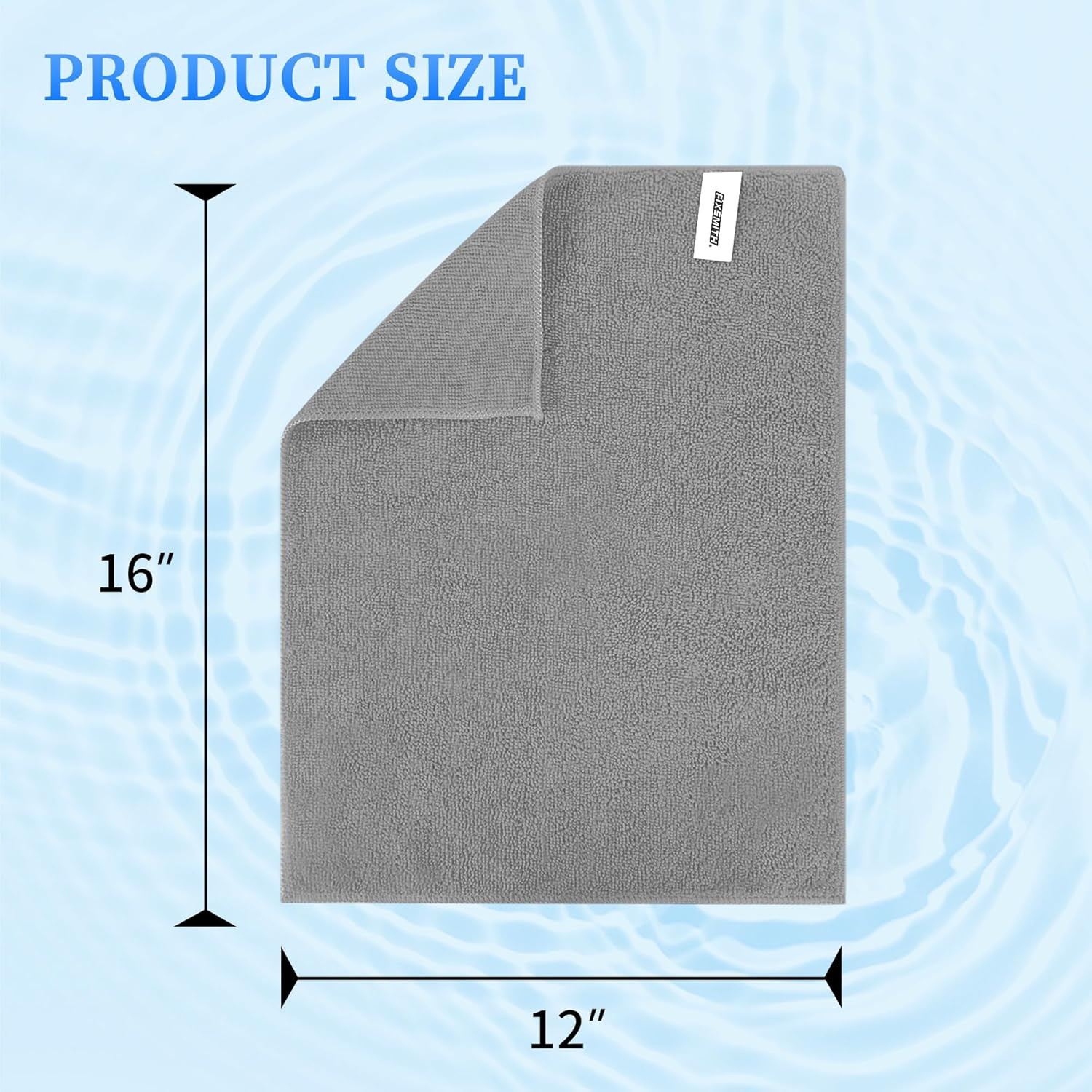 Microfiber Cleaning Cloth – Pack of 12, Multi-Functional Towels, Size: 12 x 1…