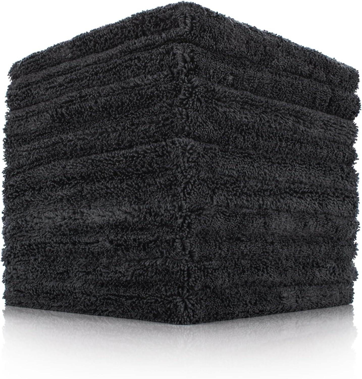 Professional 10-Pack Edgeless Microfiber Towels for Ultimate Car Care – 16×16