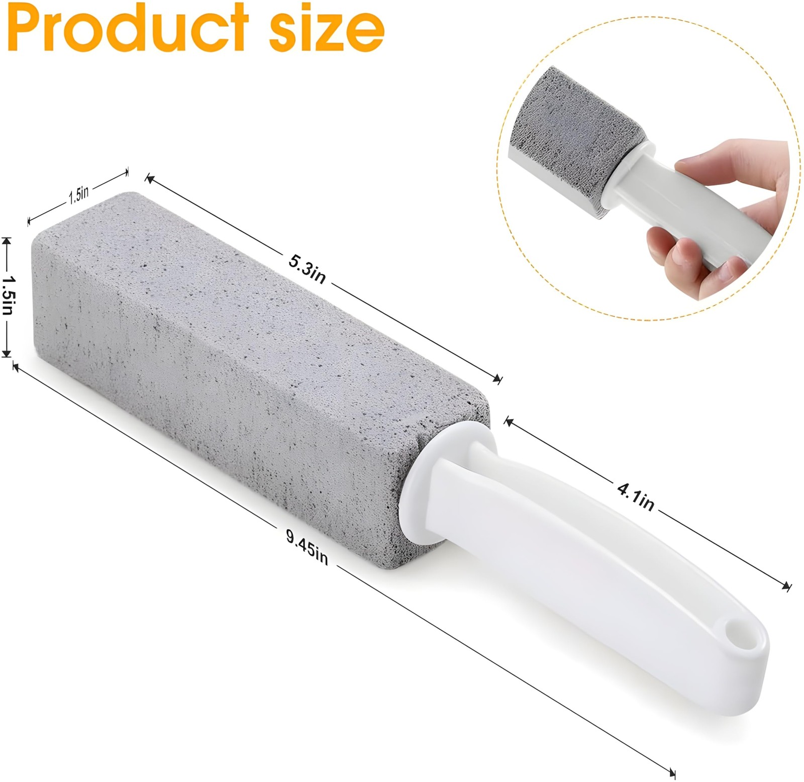 Bexter 2-Pack Value Toilet Bowl Pumice Cleaner with 1 Count (Pack of 2)