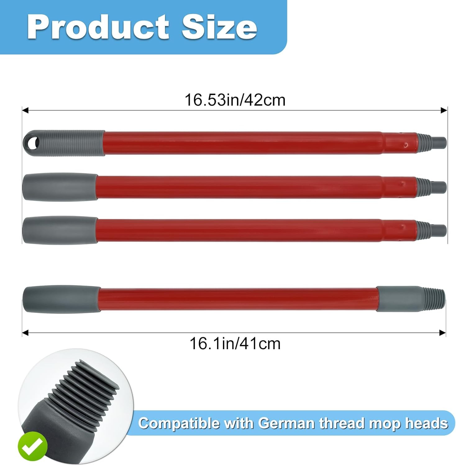 Mop Handle for Ocedar, Mop Handle for O Cedar, Spin Mop Replacement Handle for O