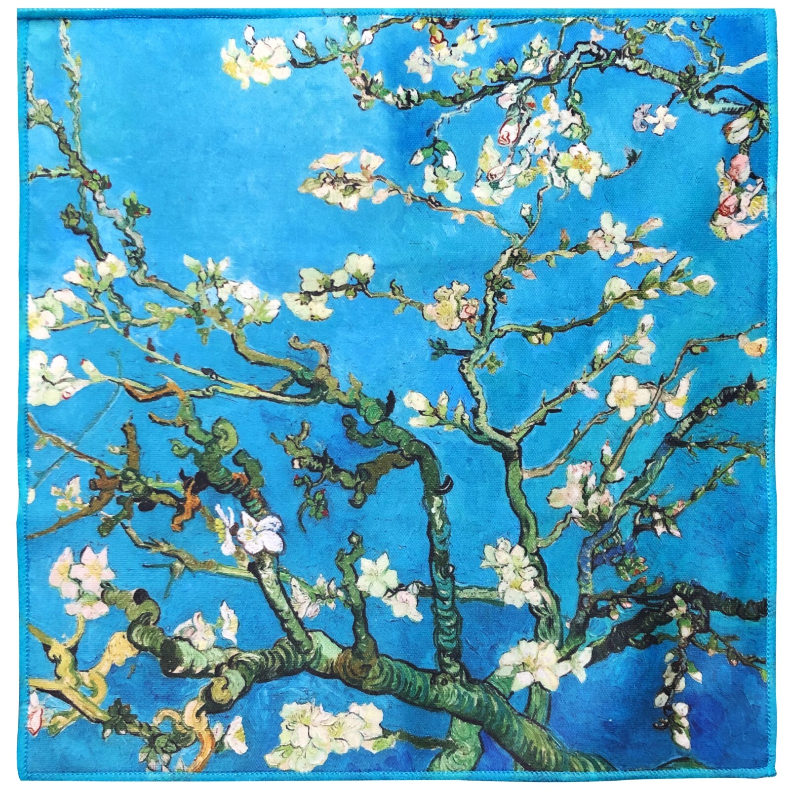 LARGE[6 Pack](Gogh “Almond Blossoms”) – ULTRA PREMIUM QUALITY Microfiber Cloths