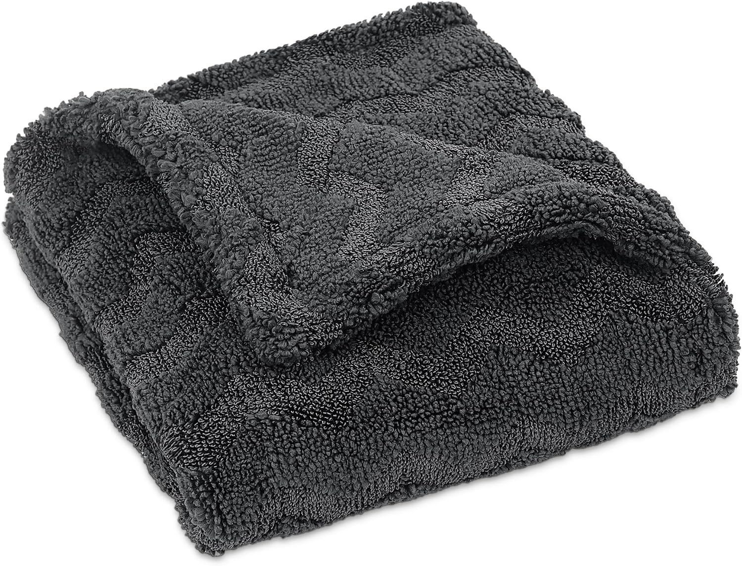 1000GSM Car Drying Towel, 18″ x 24″ Dual Sided Microfiber Towels for Cars, Ultra