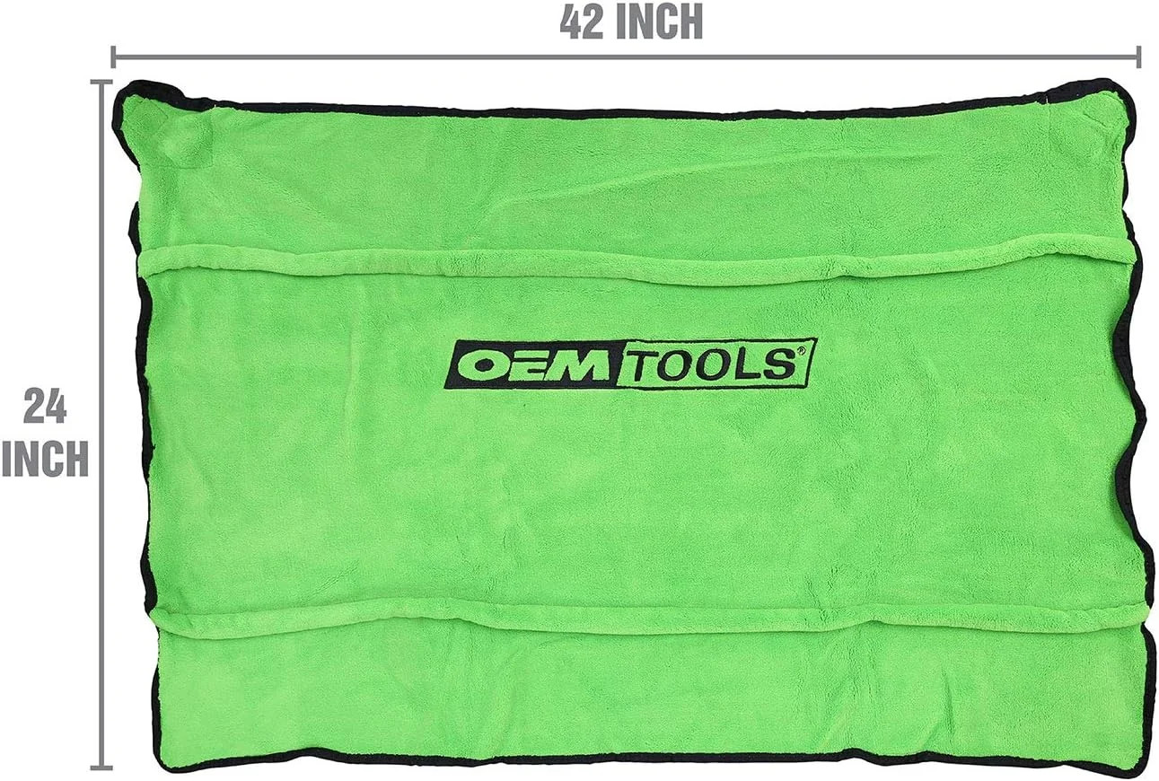 OEMTOOLS Soft Fender Covers for Mechanics, Magnetic Fender Cover 42″ x24″ | Magn