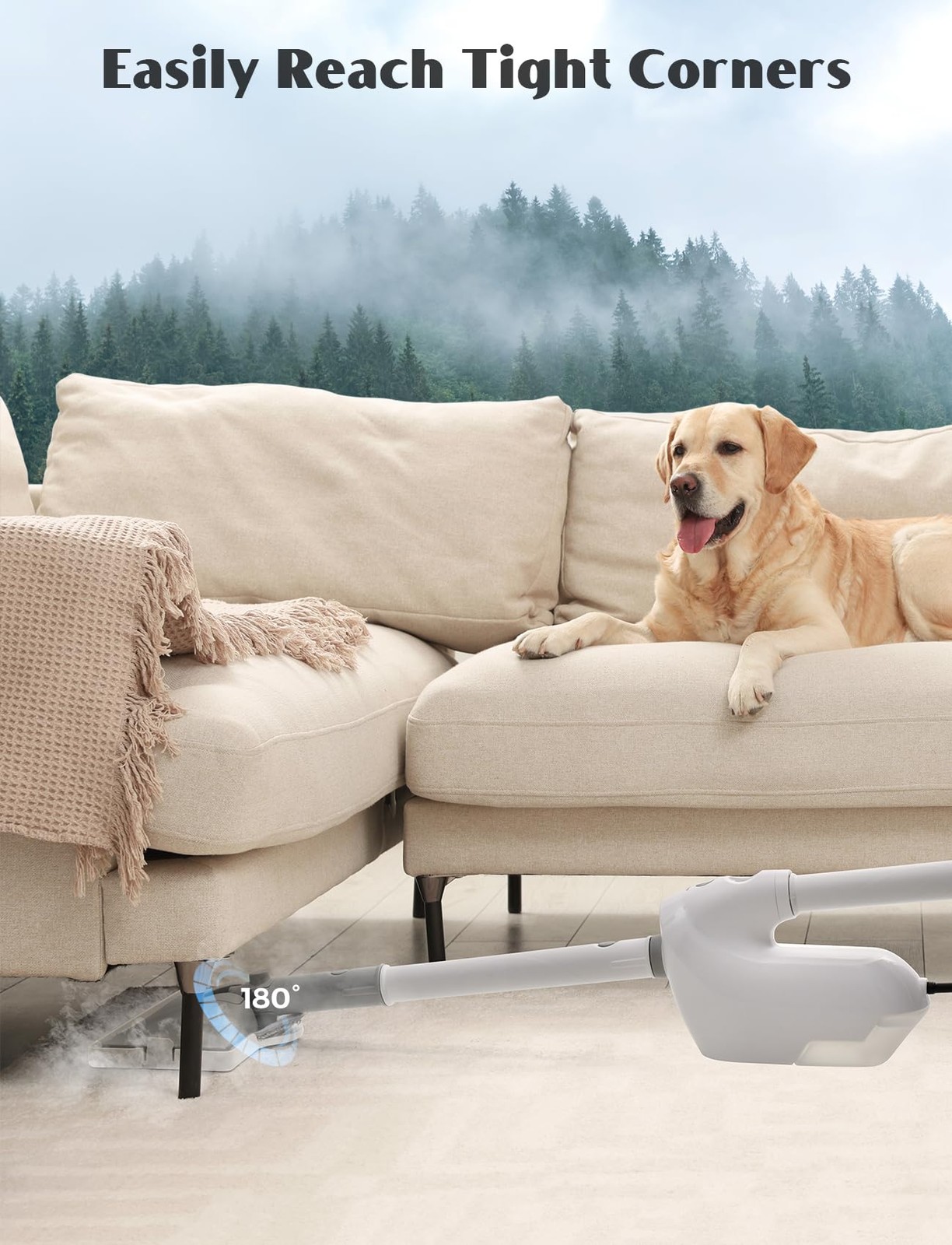 10-in-1 Steam Mop, Detachable Handheld Steam Cleaner, Multi & Up Steamer for …
