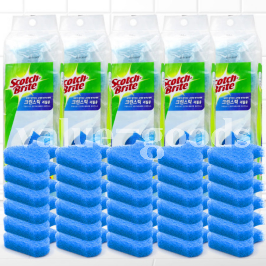 3M Scotch Brite Clean Stick Refill 30ea/Disposable Toilet Bowl Cleaner no handle
