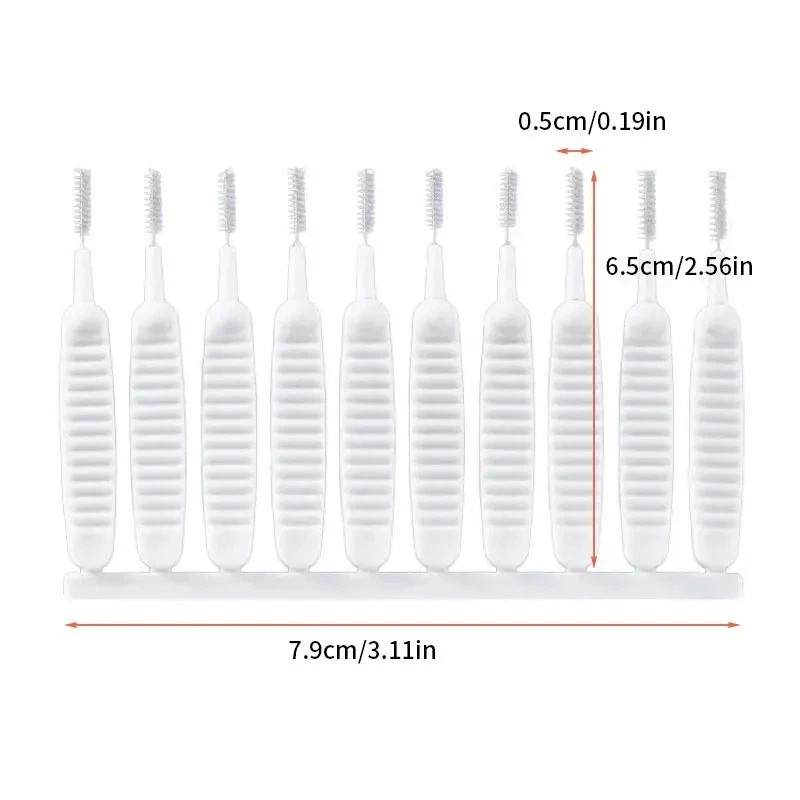 10Pcs Hole Cleaning Brush Set Anti-Clogging Pore Gap Cleaner for Shower Head