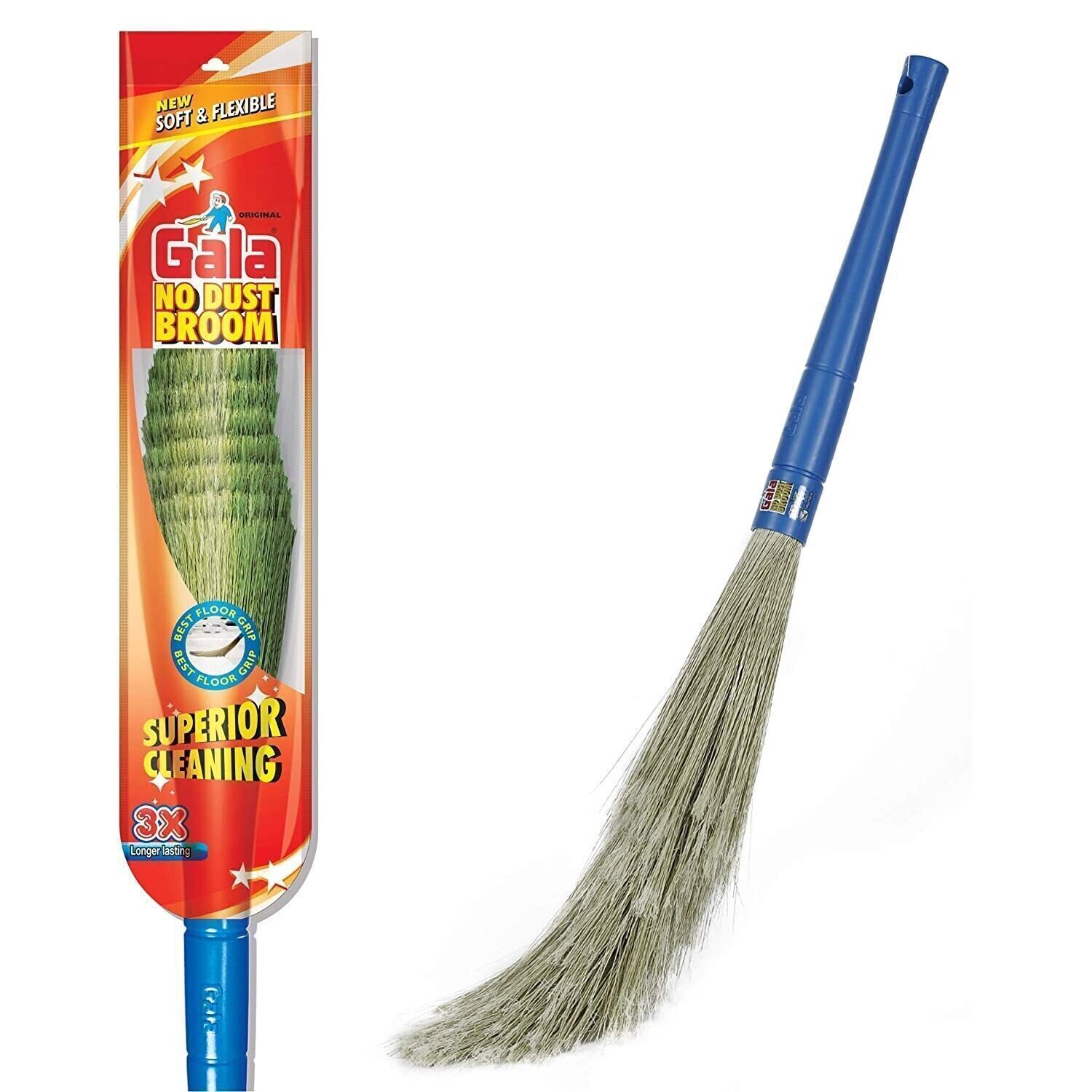 Gala No Dust Broom For Floor Cleaning, broom stick for home floor cleaning, Jhad