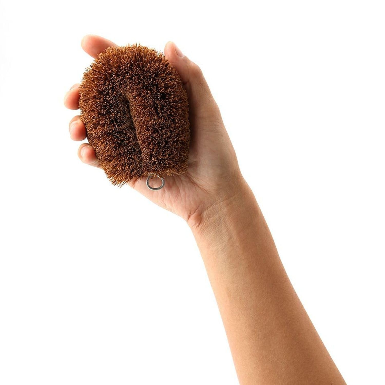 “TAWASHI” VEGETABLE SCRUB BRUSH 1 Count (Pack of 1), Dark Brown