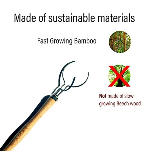 3-Pack Bamboo Dish Brush Handle – Fits Tampico, Palm, Sisal & Natural Thin