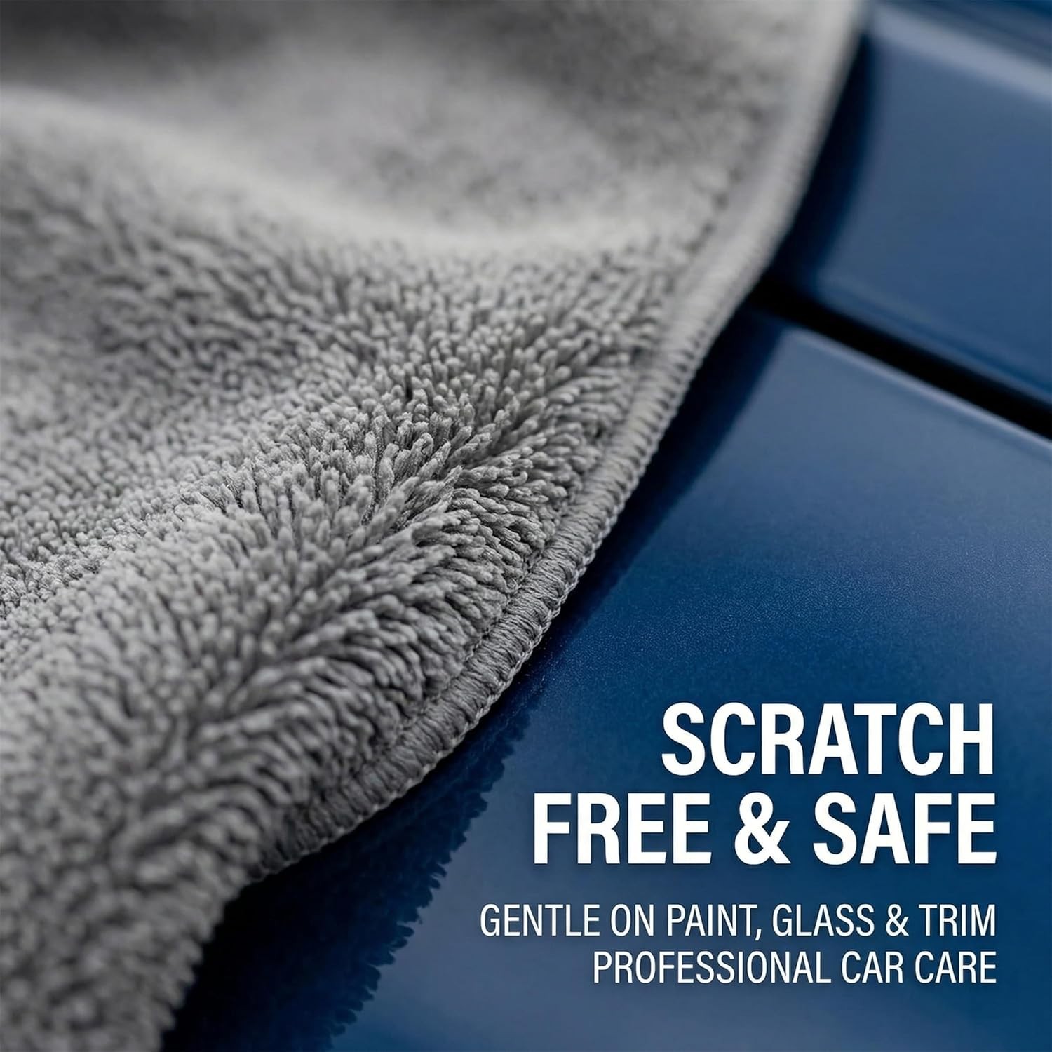 2 Pack Professional Large Microfiber Car Drying Towels (31″ x 24″), Scratch Free