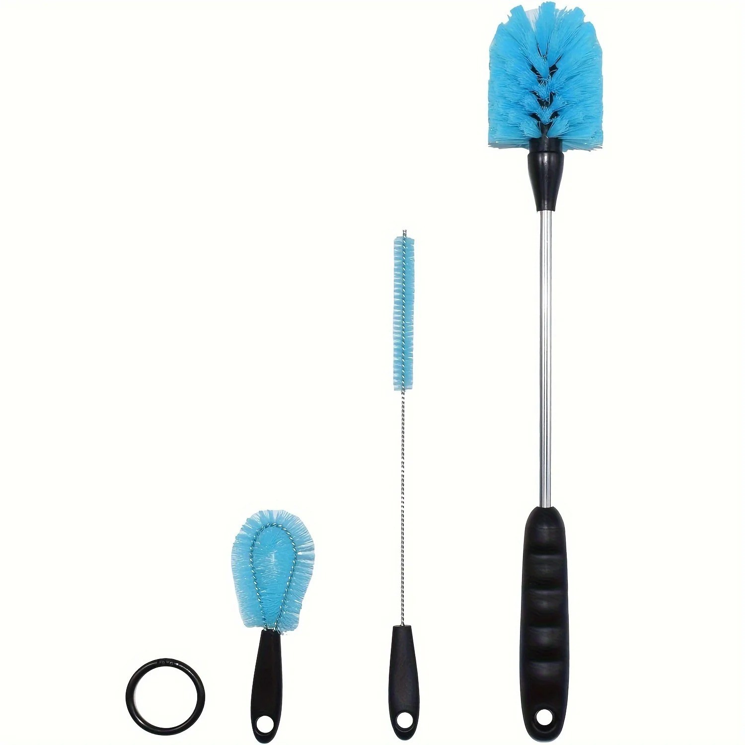 3-in-1 Stainless Steel Water Bottle Brush Set Cleaning Brush Long Handle Water