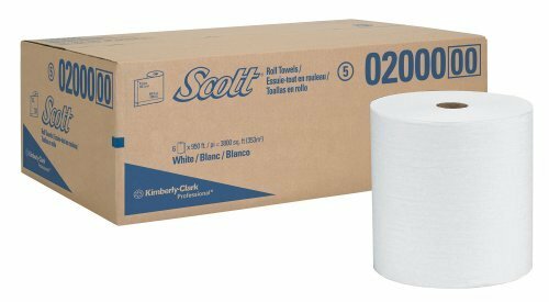 Scott High Capacity Non-Perforated Paper Towels 6/Pack, 4 Packs