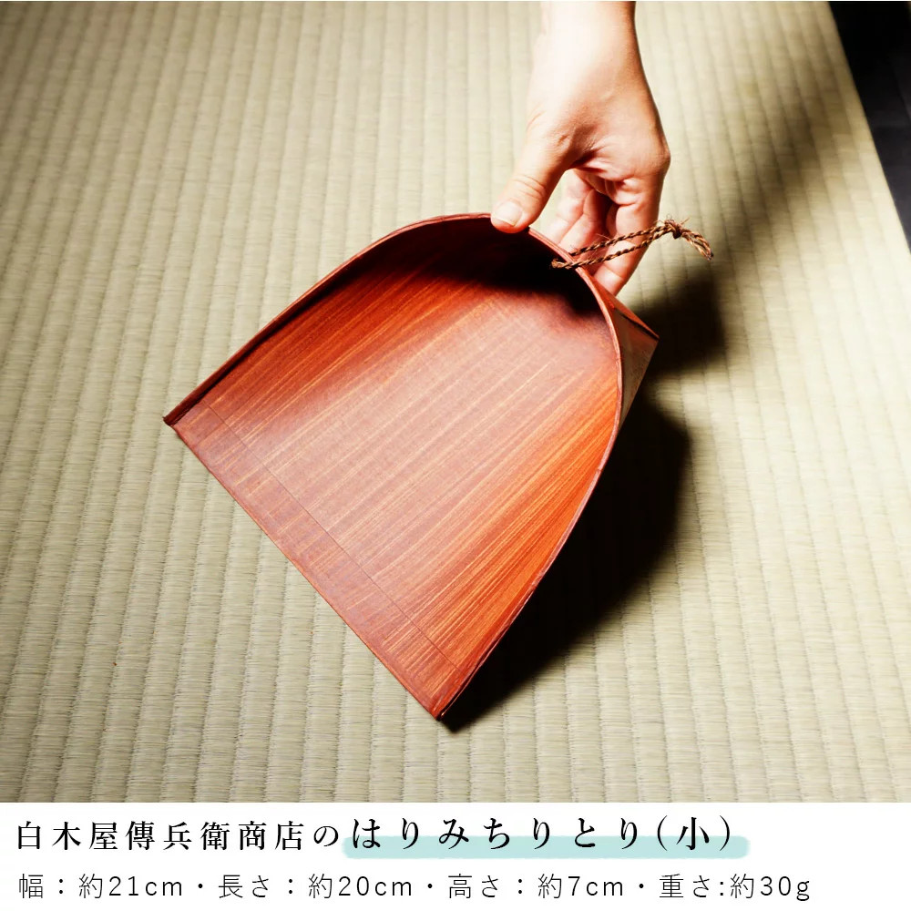 Japanese Handcrafted Desk Broom & Harimi Dustpan Set Natural Bamboo Made in JP